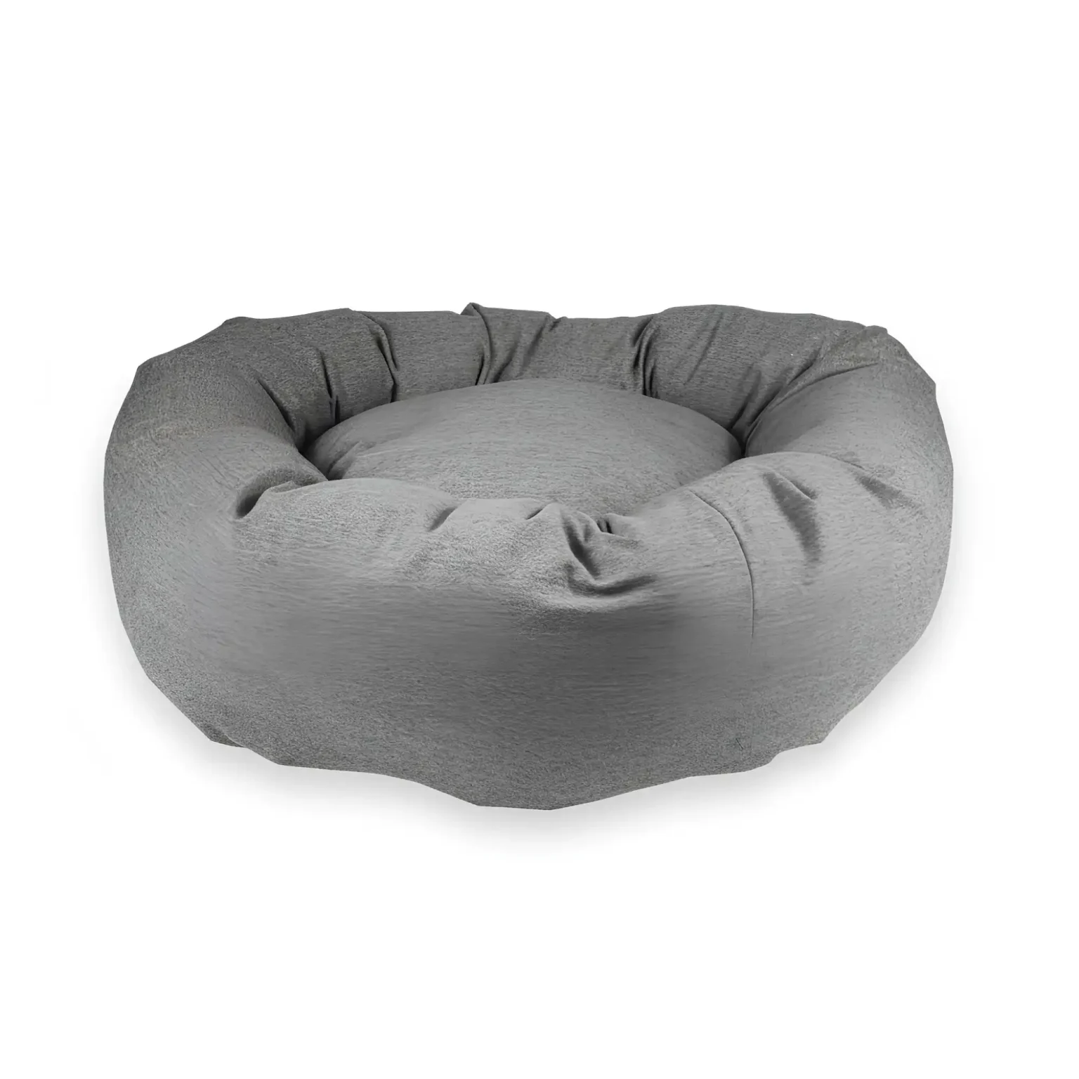 Calming Donut Dog Bed – Gleneagles Check – Deep Sides, Snug Comfort