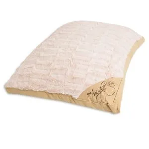 Pet Nights beige check spare cushion cover, replacement cover for Pet Nights dog cushions.