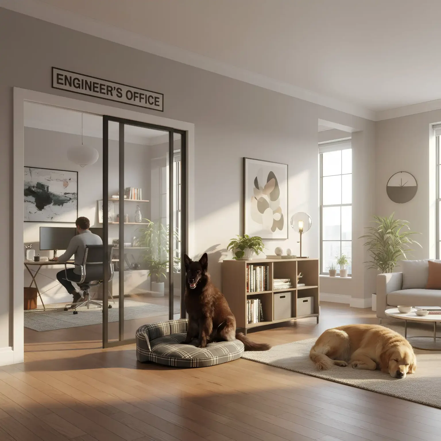 Gleneagles Ring Sofa Dog Bed – in a home setting