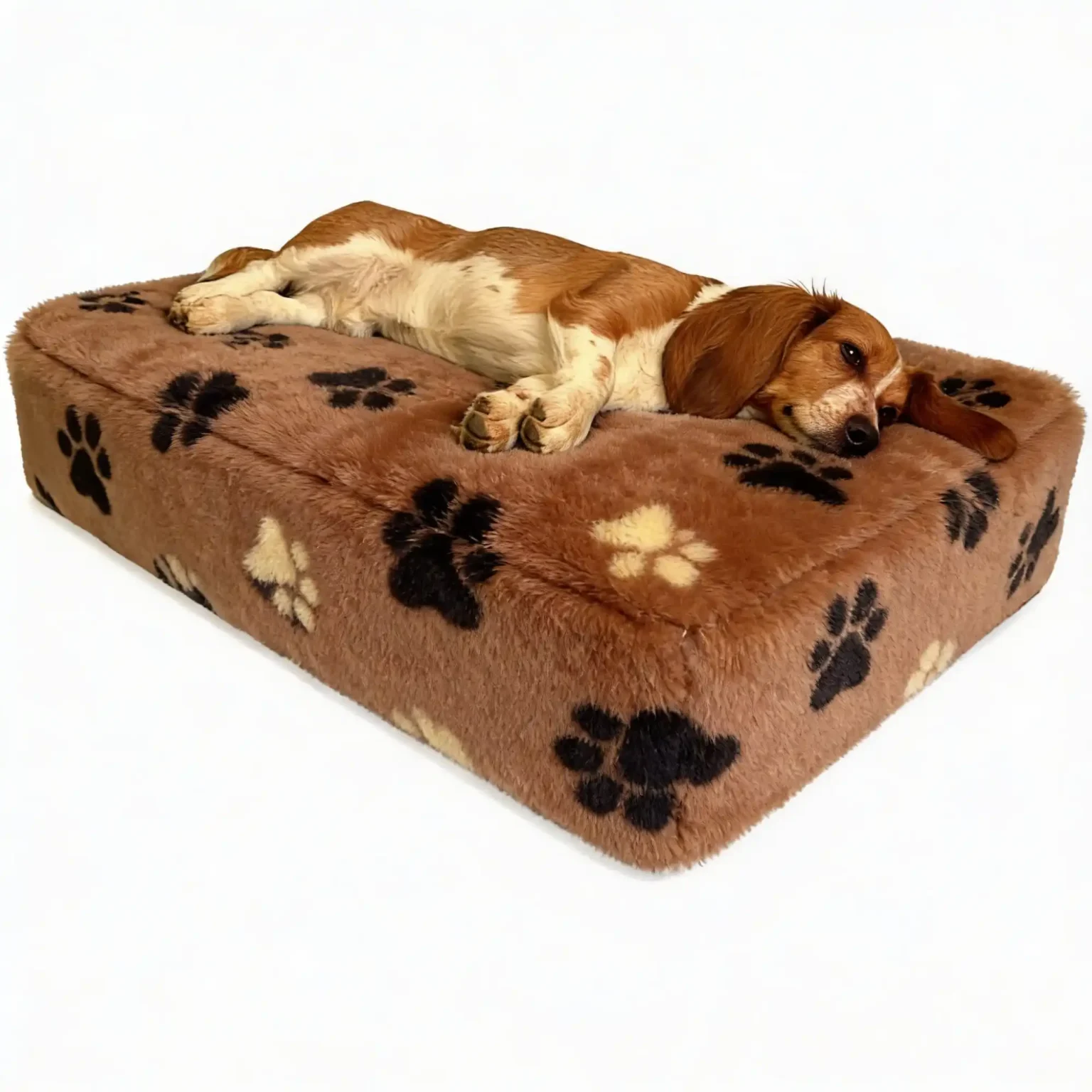 Orthopedic dog bed with removable washable cover